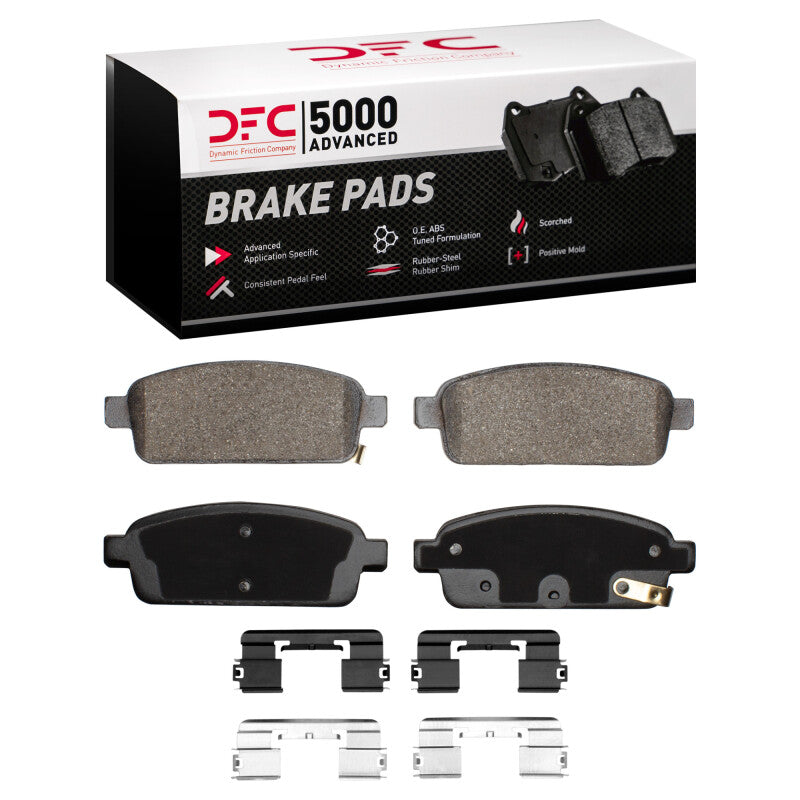 DFC 16-16 Cadillac ELR Rear 5000 Advanced Ceramic Brake Pads and Hardware Kit