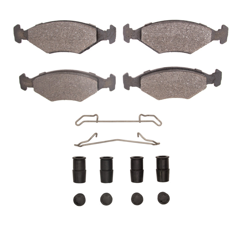 DFC 87-93 Volkswagen Fox Front 4000 HybriDynamic Brake Pads and Hardware Kit