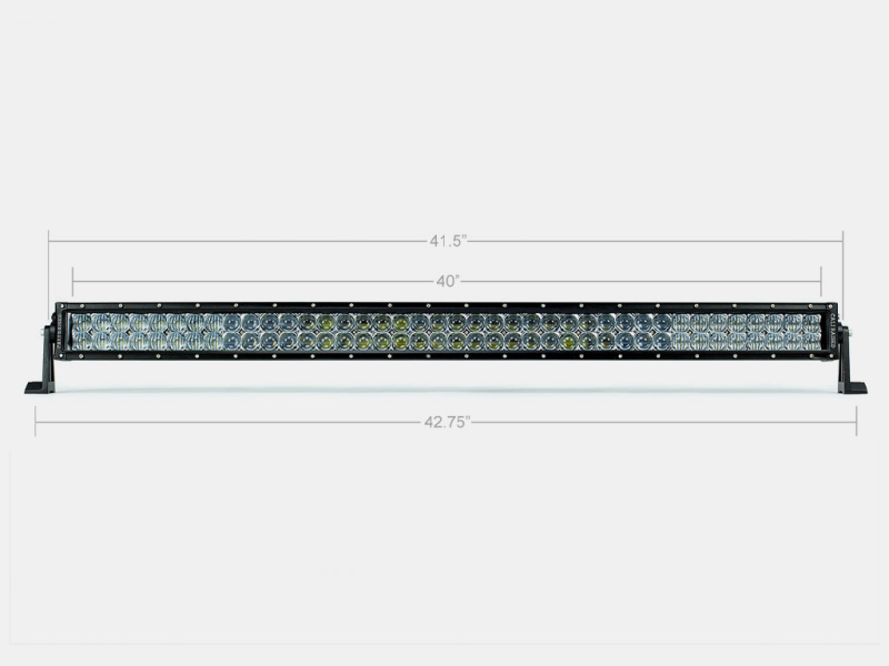 Cali Raised LED Cali Raised 42 Dual Row 5D Optic Osram Led Bar - Combo