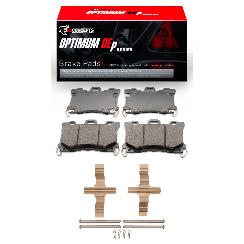 R1 Concepts R1 24-25 Nissan Z Front Optimum OE Pads & Hardware Kit