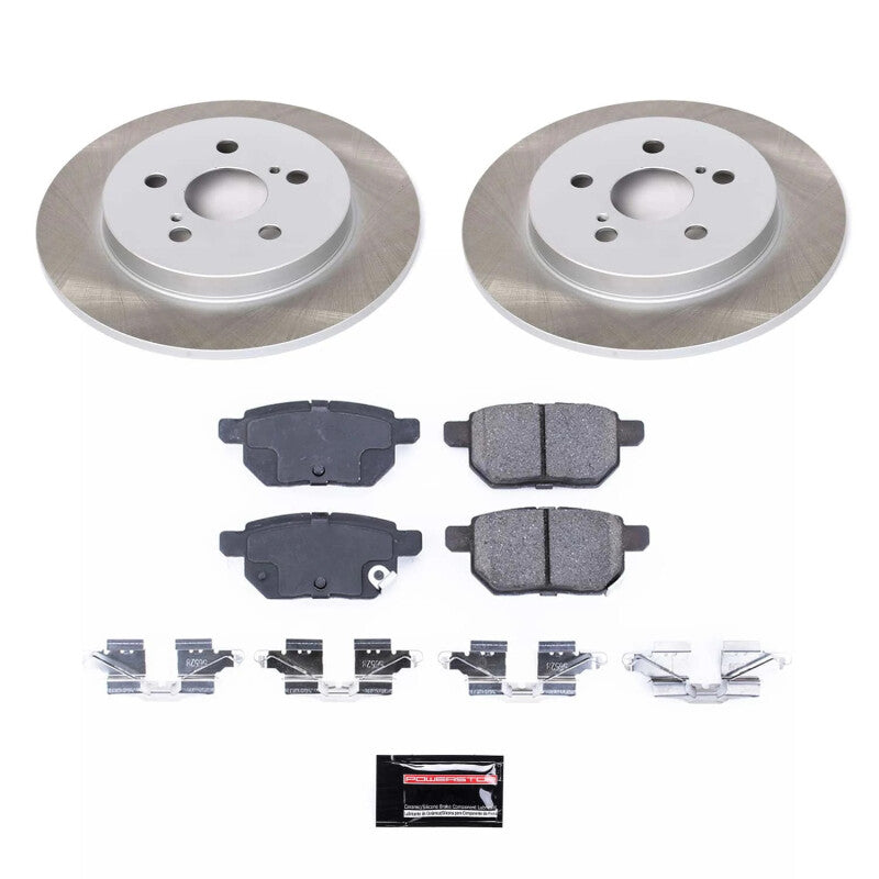 PowerStop Power Stop 17-22 Toyota Prius Prime Rear Semi-Coated Rotor Kit