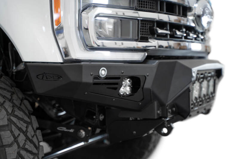 Addictive Desert Designs 2023+ Ford F-250/F-350 Bomber Front Bumper (w/ 3 Baja Designs LP6 Mounts)
