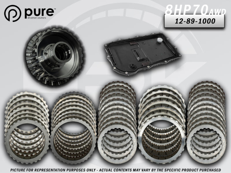 Pure Drivetrain Solutions Pure Drivetrain 8HP70 High Performance Transmission Hard Parts Kit - AWD - Stage 1
