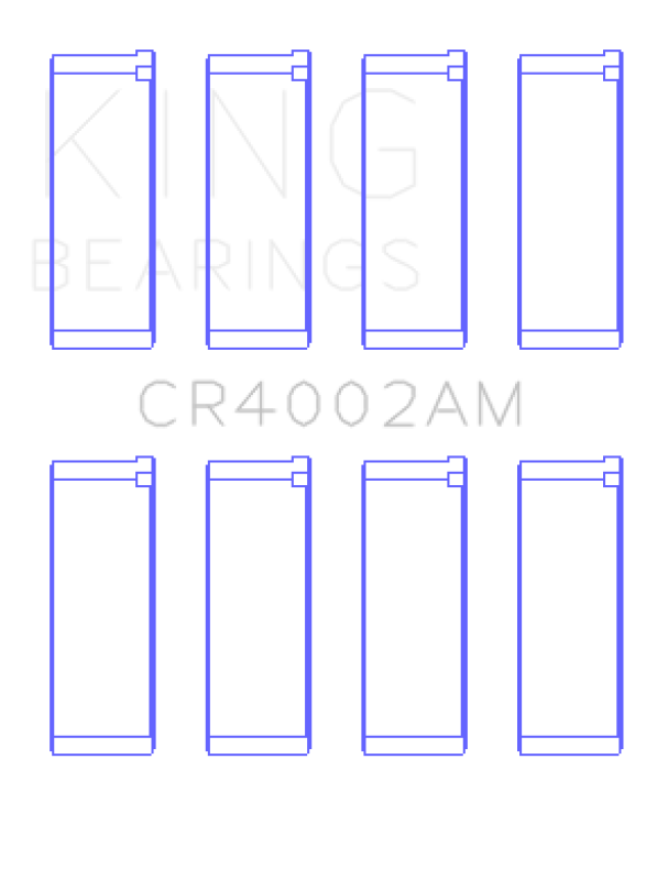 King Engine Bearings King Ford/Kia/Mazda DOHC 16 Valve/SOHC 16 Valve/SOHC 8 Valve (Size +0.5) Rod Bearing Set