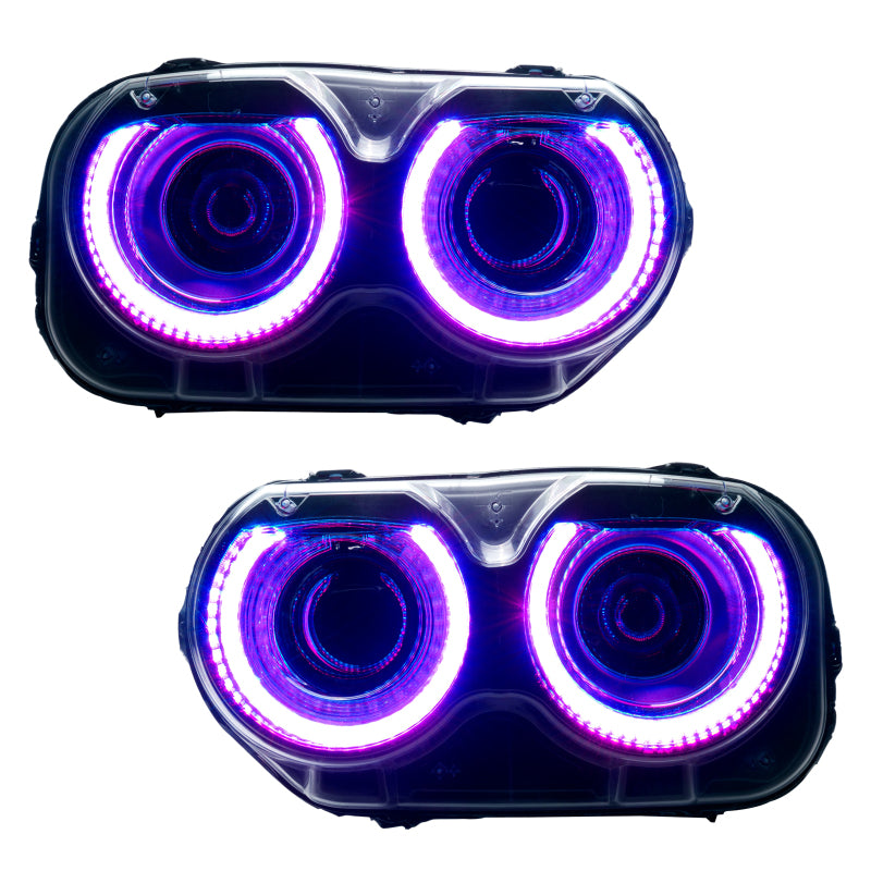 ORACLE Lighting Oracle Dodge Challenger 15-21 Halo Kit - ColorSHIFT