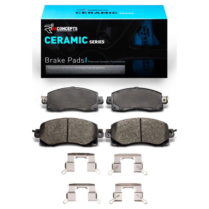 R1 Concepts R1 2017-2025 Subaru Forester Front R1 Ceramic Pads & Hardware Kit