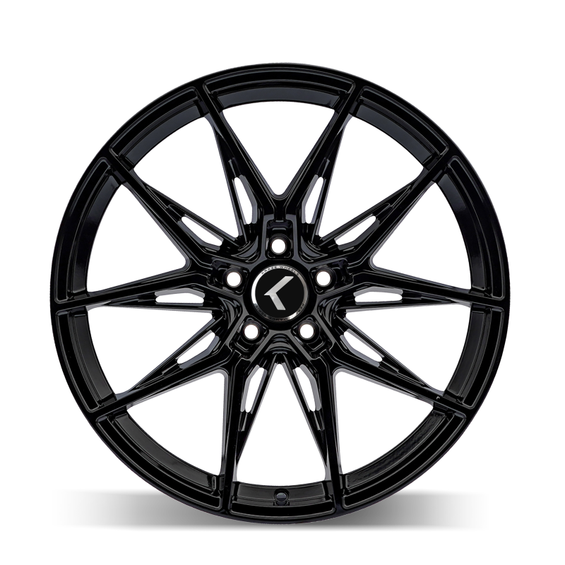 Kraze Wheels Kraze KR196 Evolve 18x8.5 / 5x120 BP / 30mm Offset / 72.56mm Hub Gloss Black Wheel