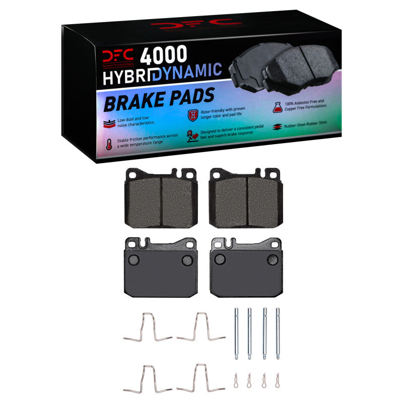 DFC 79-85 Mercedes-Benz 300CD Front 4000 HybriDynamic Brake Pads and Hardware Kit