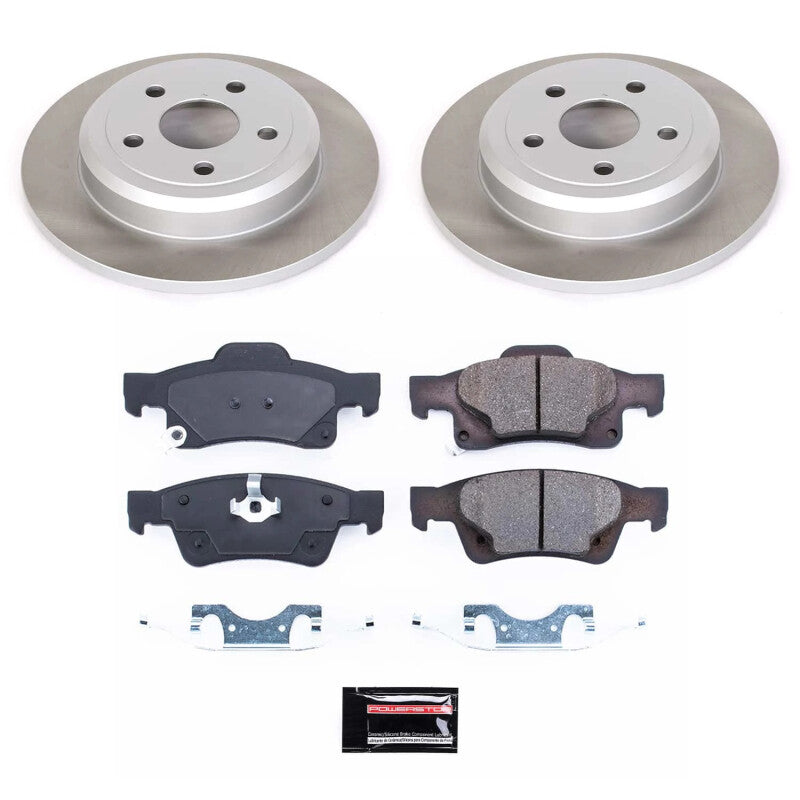 PowerStop Power Stop 11-20 Jeep Grand Cherokee Rear Semi-Coated Rotor Kit