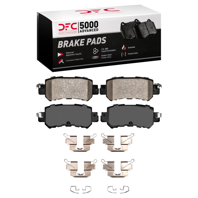 DFC 13-18 Mazda CX-3 Rear 5000 Advanced Ceramic Brake Pads and Hardware Kit