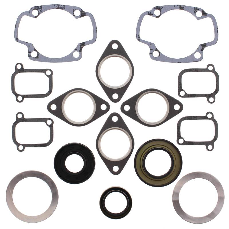 Vertex Pistons Vertex Gaskets 1981 Kawasaki Drifter Fan FC/2 Complete Gasket Kit w/ Oil Seals