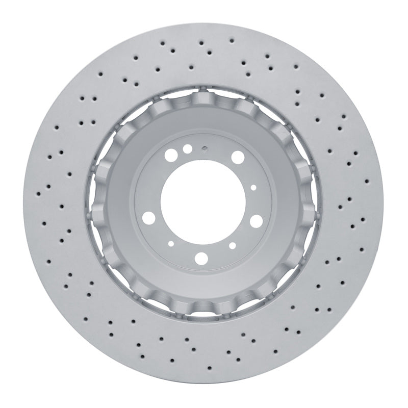 DFC 16-23 Porsche Cayman Left Front Drilled Hi-Carbon Alloy Geomet Coated Rotor