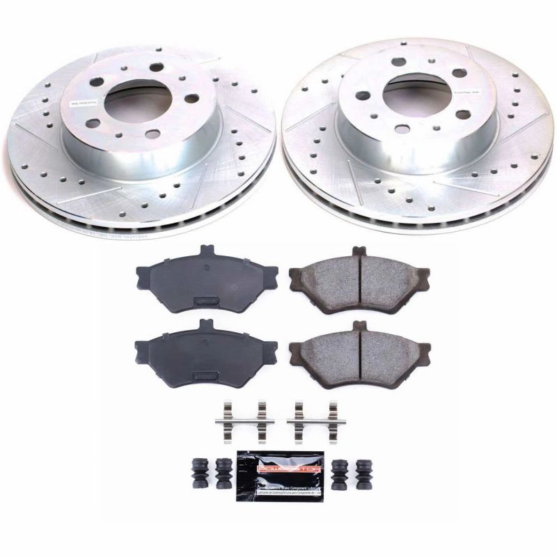 PowerStop Power Stop 95-97 Ford Crown Victoria Front Z23 Evolution Sport Brake Kit