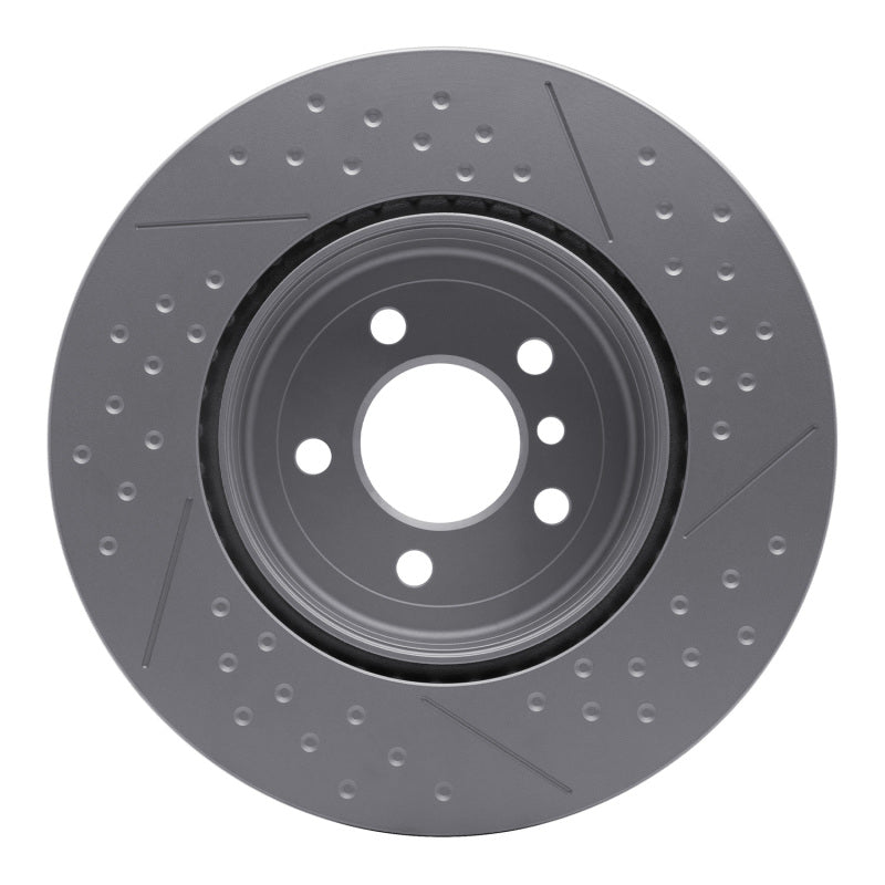 DFC 13-21 BMW 428i Rear GeoSPEC Coated Rotor - Dimpled and Slotted