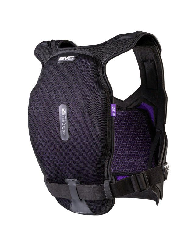 EVS F1 Pro Chest Protector Adult W/ RE ZRO Black - Small/Medium