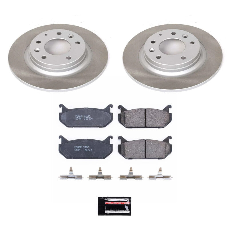 PowerStop Power Stop 98-02 Mazda 626 Rear Semi-Coated Rotor Kit