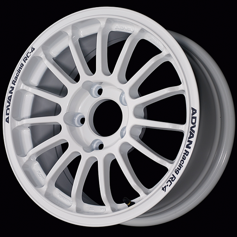 Advan RC-4 15x7.0 / +35 Offset / 5x114.3 / 73mm Bore / Rally White