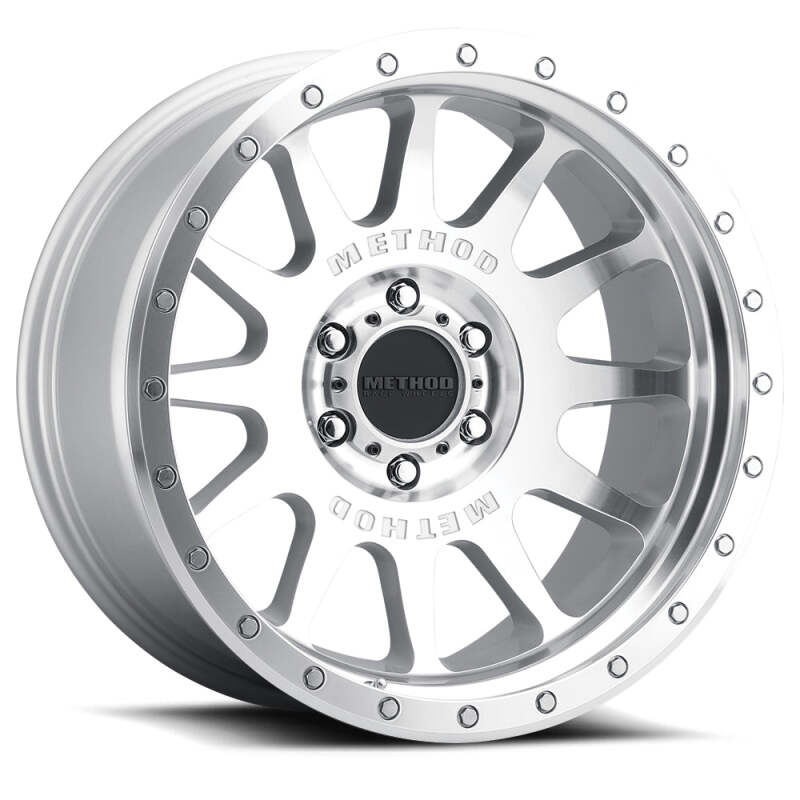 Method Wheels Method MR605 NV 20x10 -24mm Offset 8x180 124.1mm CB Machined Clear Coat Wheel