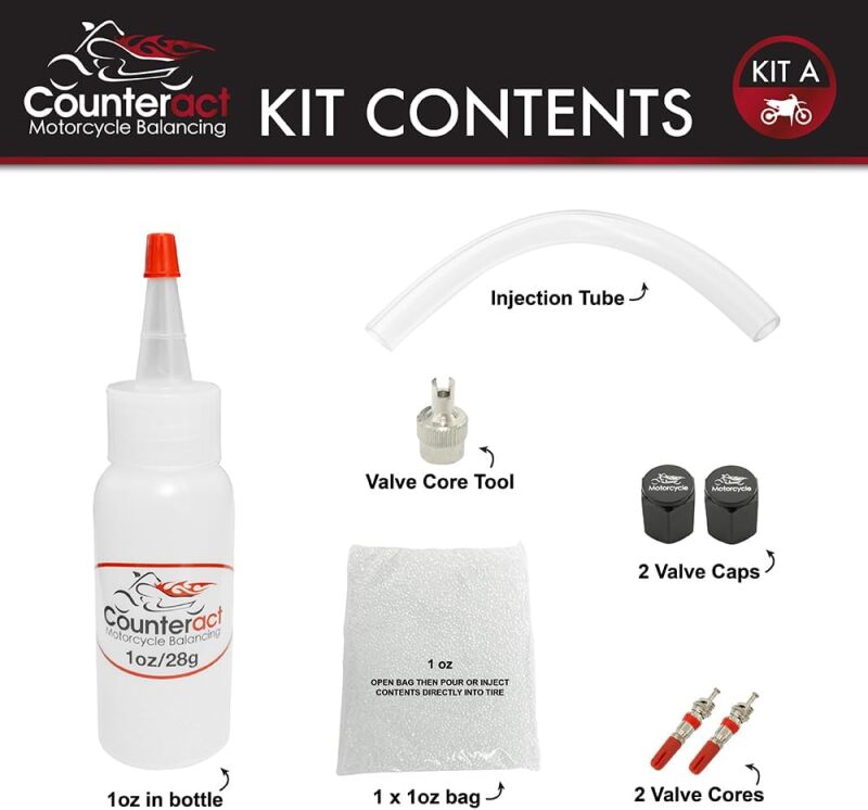 Counteract Motorcycle Balancing Bead DIY Kit: (2) 1oz Bags