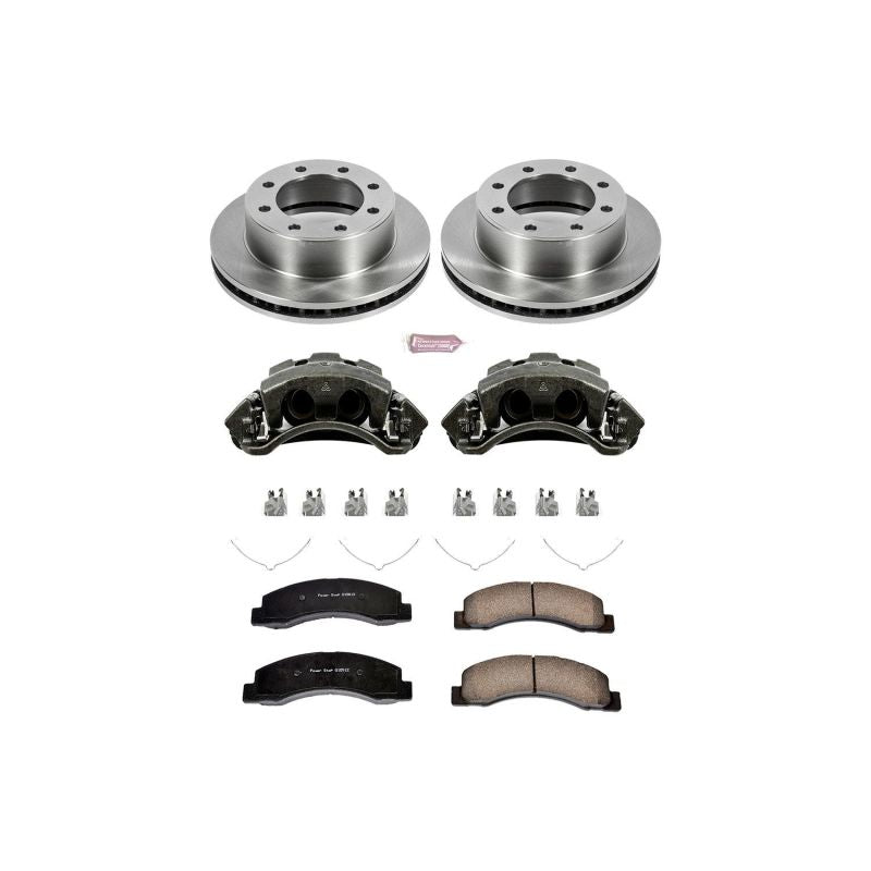 PowerStop Power Stop 99-04 Ford F-350 Super Duty Front Autospecialty Kit w/Cals