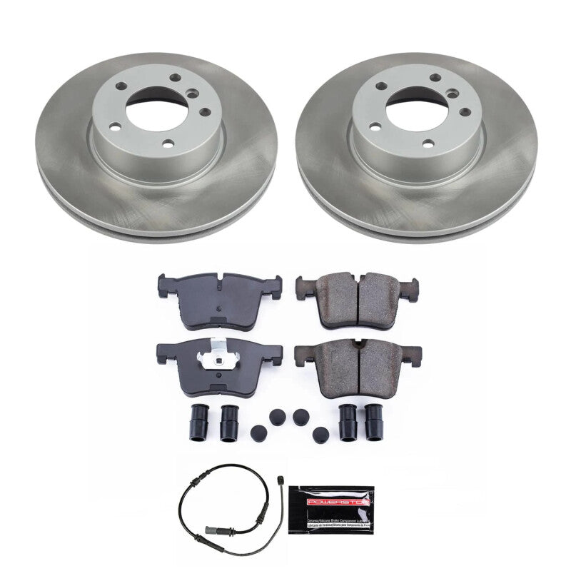 PowerStop Power Stop 17-20 BMW 430i xDrive Gran Coupe Front Semi-Coated Rotor Kit