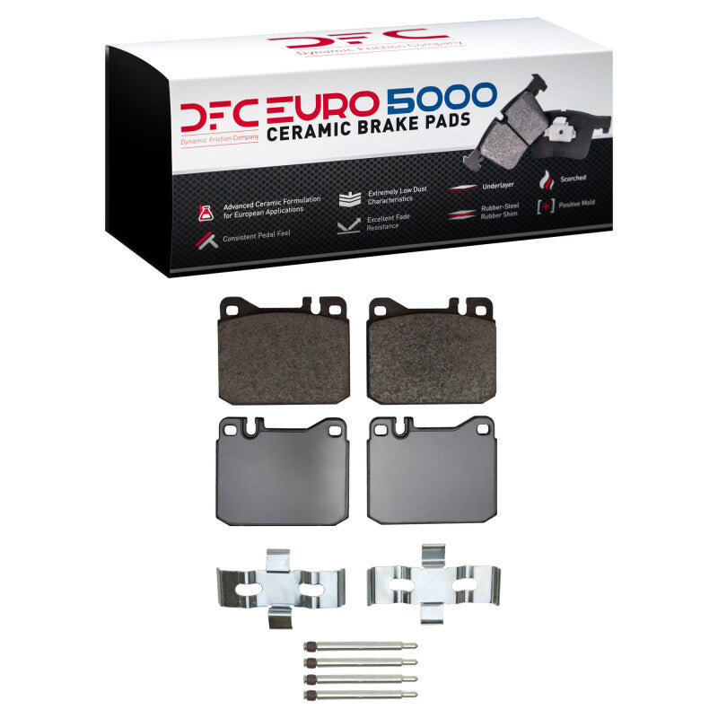 DFC 72-79 Mercedes-Benz 280SE Front Euro 5000 Ceramic Brake Pads and Hardware Kit