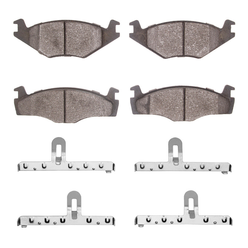 R1 Concepts R1 84-92 Volkswagen Jetta Sedan Front Semi Met Pads & Hardware Kit