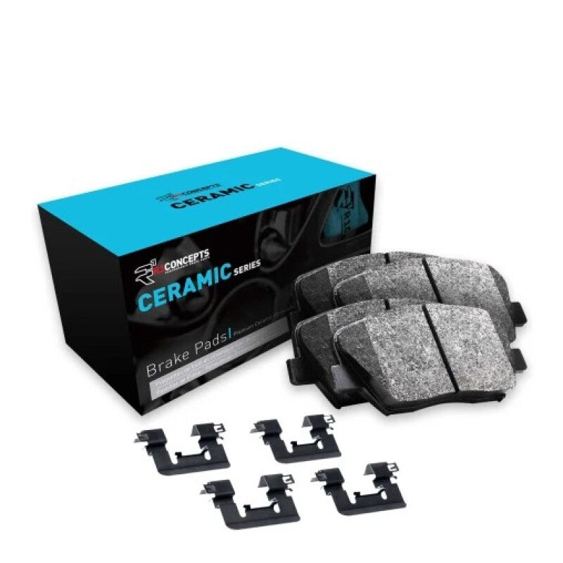R1 Concepts R1 03-18 Bentley Continental Front Ceramic Brake Pads and Hardware Kit