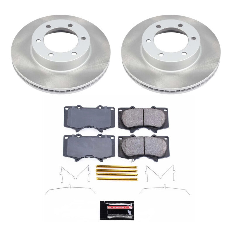 PowerStop Power Stop 00-06 Toyota Tundra Front Semi-Coated Rotor Kit