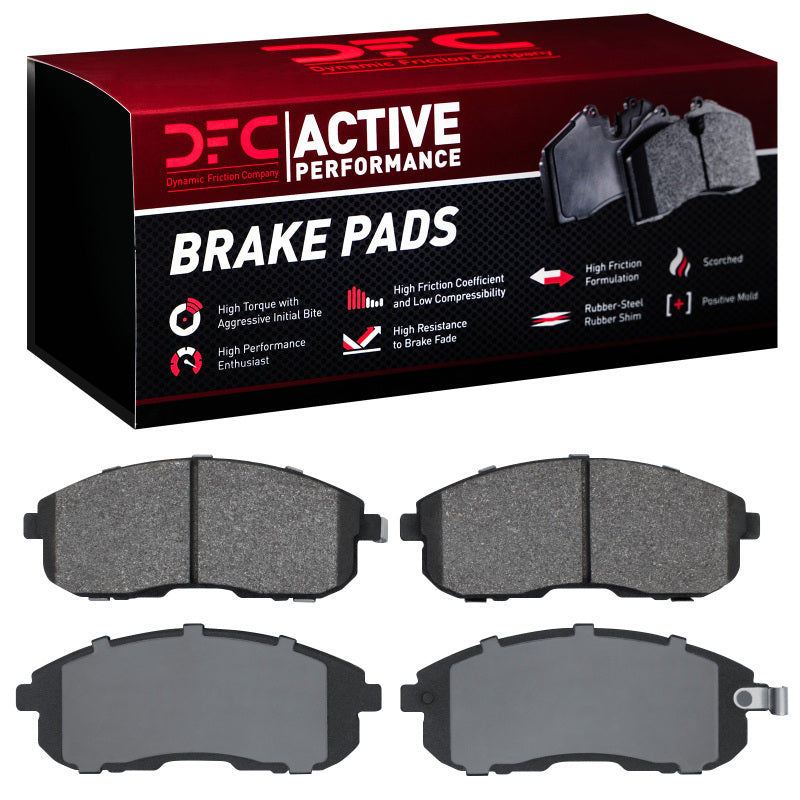 DFC 89-06 Infiniti I30 Front Active Performance Pads - Low Metallic