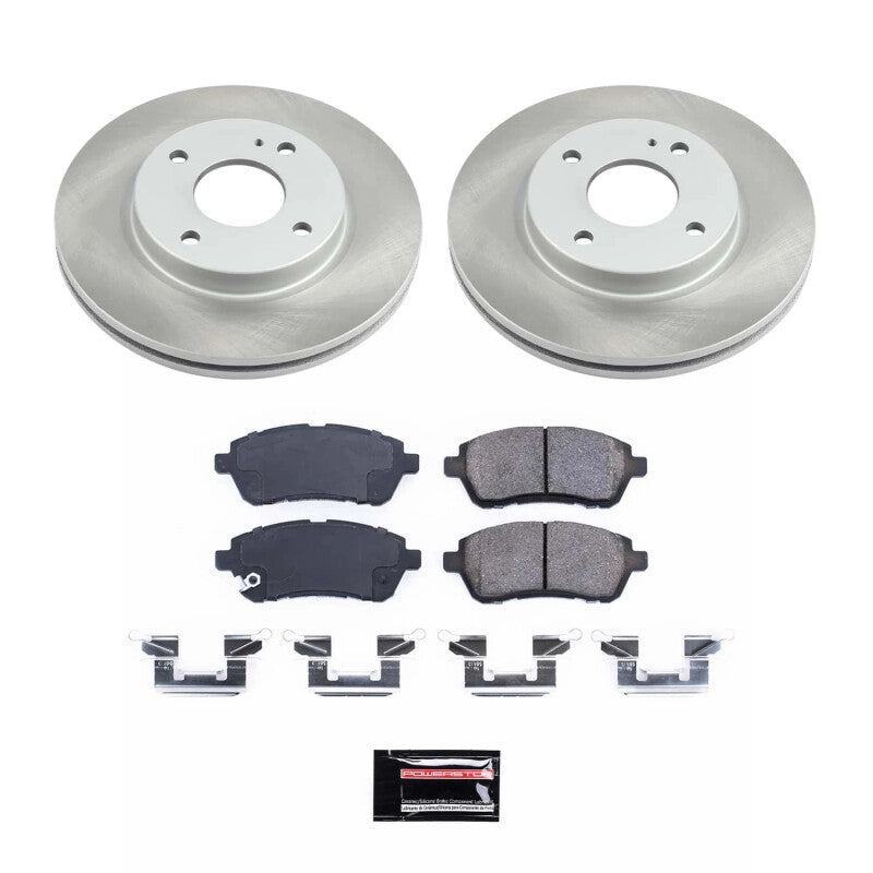 PowerStop Power Stop 11-19 Ford Fiesta Front Semi-Coated Rotor Kit
