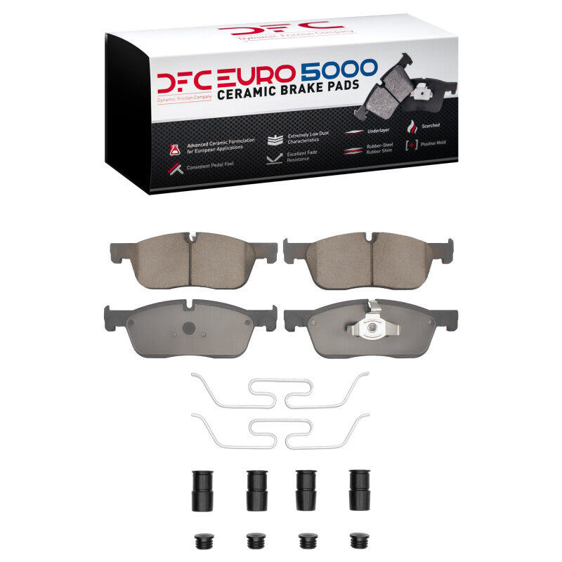 DFC 17-20 Jaguar F-Pace Front Euro 5000 Ceramic Brake Pads and Hardware Kit