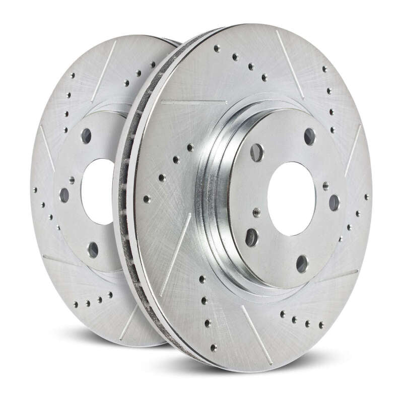 PowerStop Power Stop 04-07 Ford Freestar Rear Evolution Drilled & Slotted Rotors - Pair