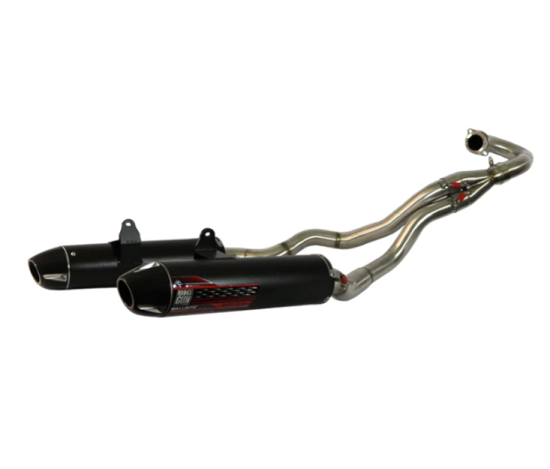 Big Gun 15-23 Yamaha Raptor 700 Ballistic Series Dual Full System Exhaust