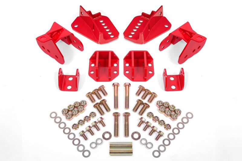 BMR Suspension BMR 64-72 GM A-Body Rear Coilover Conversion Kit - Red