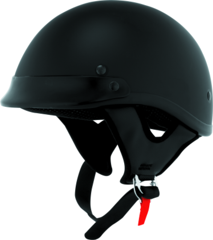 Bikers Choice Skid Lids Traditional Helmet Flat Black - XS