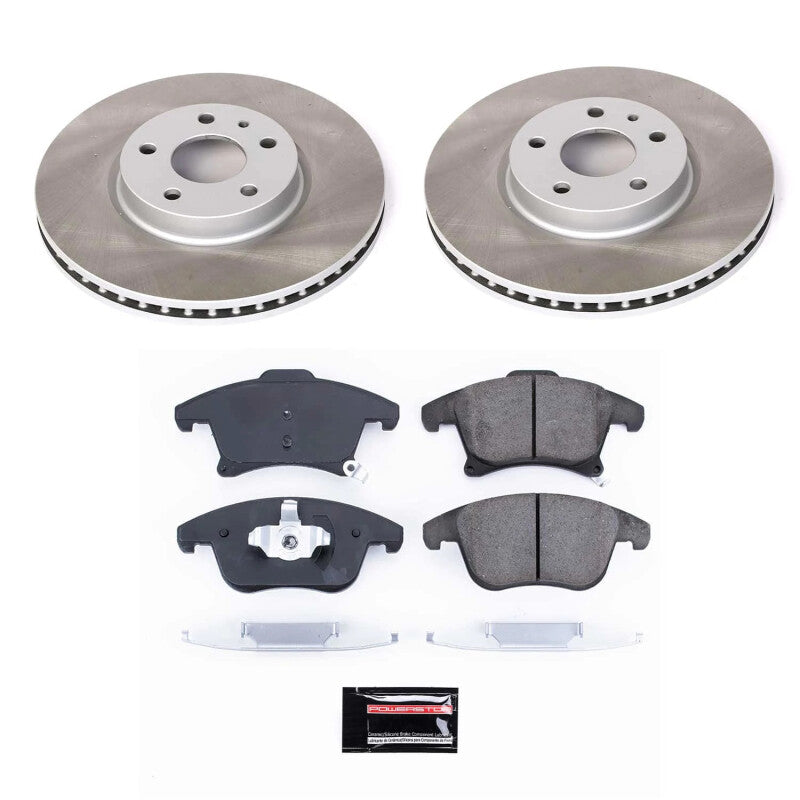 PowerStop Power Stop 13-16 Lincoln MKZ Front Semi-Coated Rotor Kit
