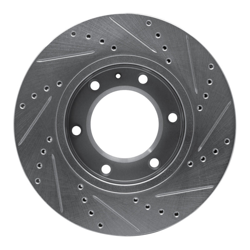 R1 Concepts R1 13-17 Ford Ranger (Mexico) Front Left Drilled & Slotted Silver Brake Rotor