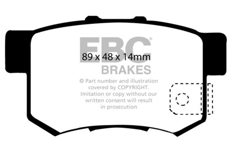 EBC 97-01 Acura Integra Type-R Bluestuff Rear Brake Pads