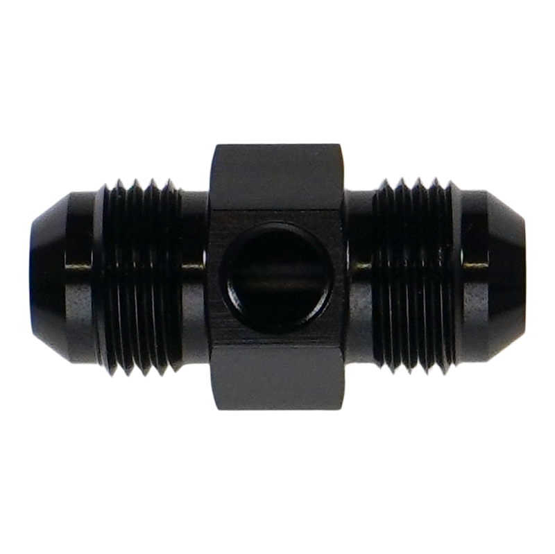 DeatschWerks 8AN Male Flare Gauge Adapter with 1/8in Gauge Port