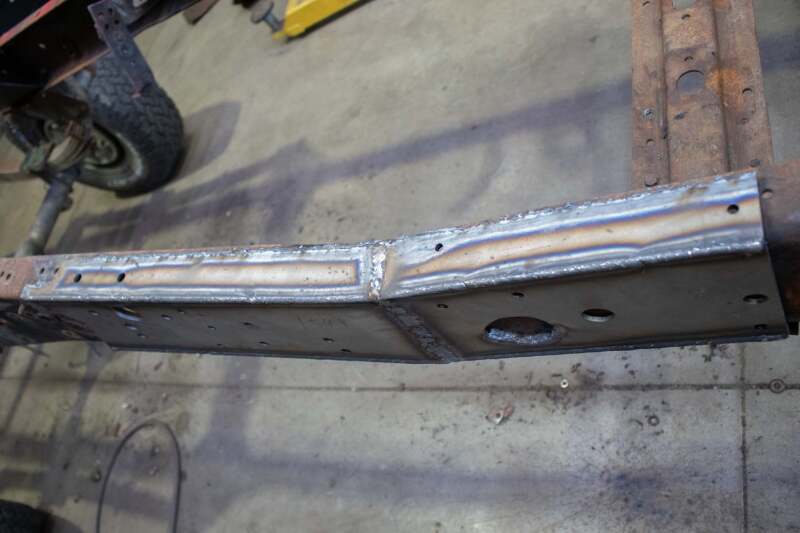 RustBuster Rust Buster 73-87 Chevy K10/K20 Leaf Spring Frame Repair Kit - Left