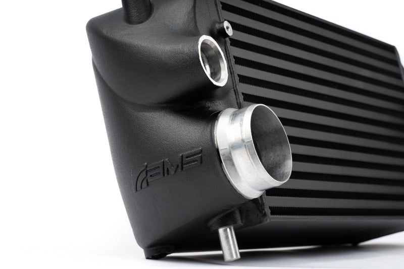 AMS Performance 2015+ Ford F-150 & Raptor 2.7L/3.5L EcoBoost Stock Loc Intercooler (Black w/o Logo)