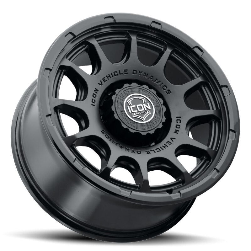 ICON Alloys Rancho 20x9 / 8x180 / 12mm / 5.5in BS DBL Black Wheel