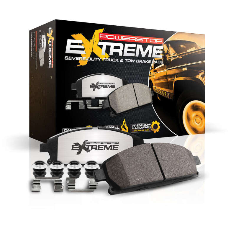 PowerStop Power Stop 06-10 Hummer H3 Rear Z36 Truck & Tow Brake Pads w/Hardware