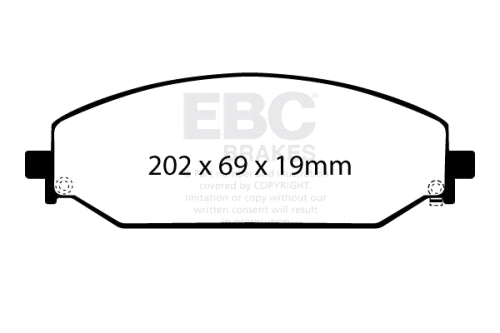 EBC DP53094NDX BLUESTUFF RACE BRAKE PADS