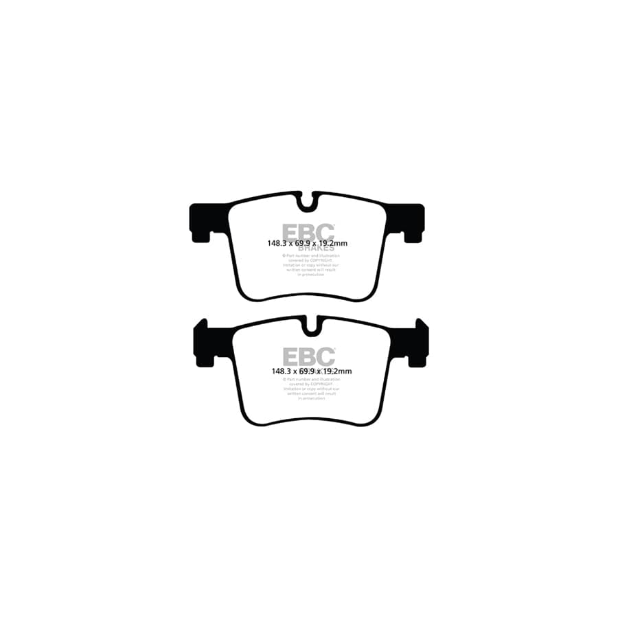 EBC PD01KF194 Brake Pad & Disc Kit 2 | ML Performance US Car Parts