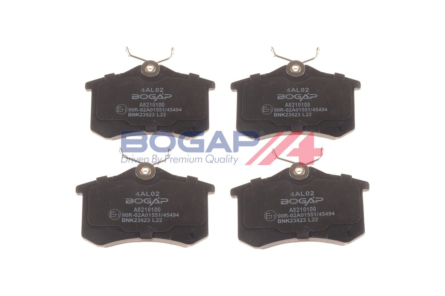 BOGAP A8210100 Brake Pad Set, Disc Brake