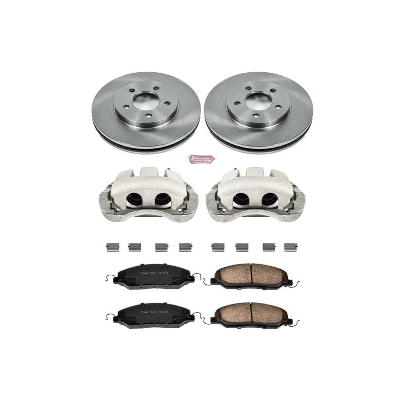 PowerStop Power Stop 05-10 Ford Mustang Front Autospecialty Brake Kit w/Calipers