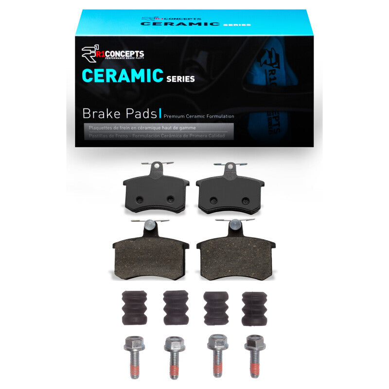 R1 Concepts R1 80-01 Alfa Romeo 164 Rear Ceramic Pads & Hardware Kit
