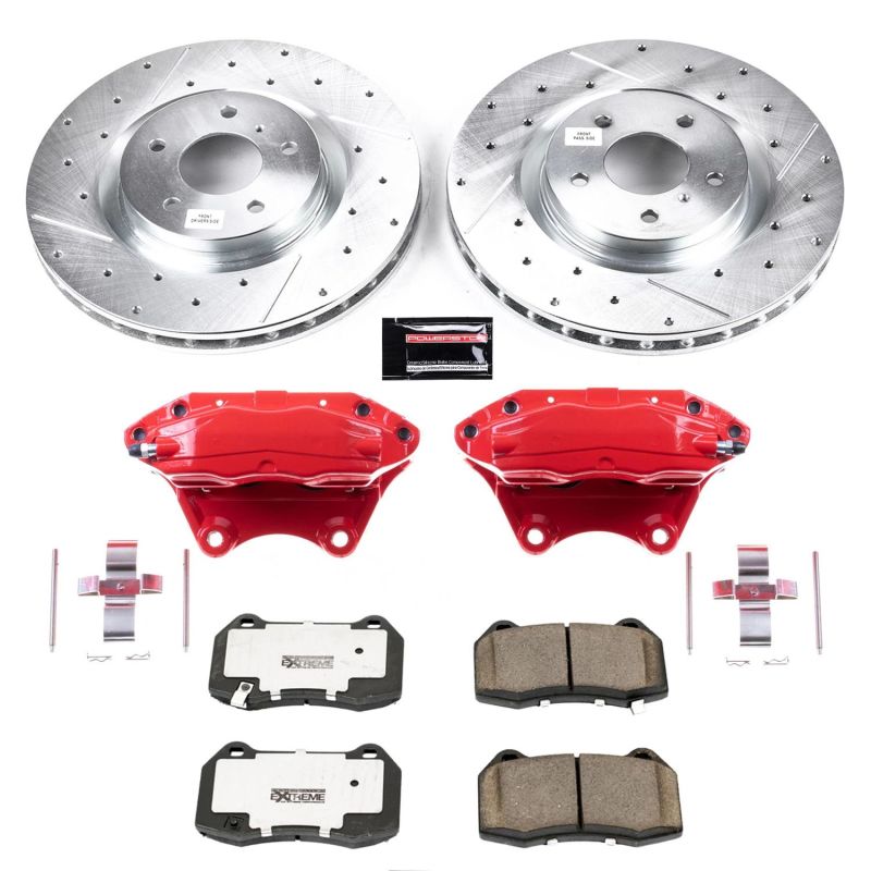 PowerStop Power Stop 03-04 Infiniti G35 Front Z26 Street Warrior Brake Kit w/Calipers